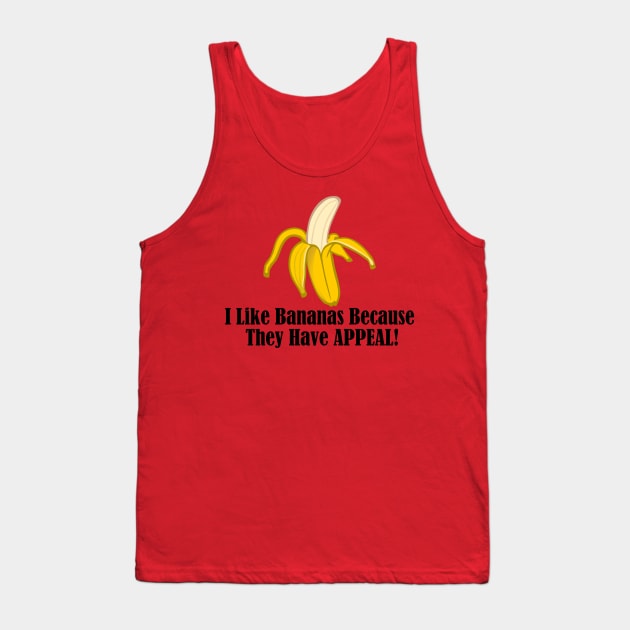 Punny Banana Tank Top by MisterBigfoot